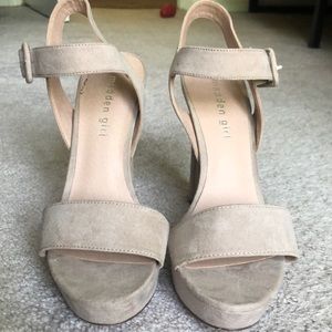 Madden girl blush pink heels
